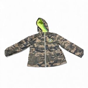 Carter's Neon Green Camouflage Jacket